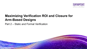 Arm workshop 2018-Maximizing Verification ROI-part 2-handout