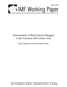 IMF Determinants of Bank Interest Margins 2015