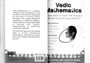Vedic Mathematics by Pradeep Kumar (2002)