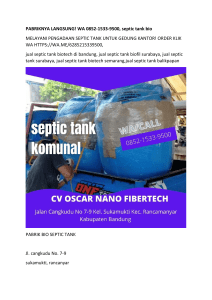 PABRIKNYA LANGSUNG! WA 0852-1533-9500, septic tank bio