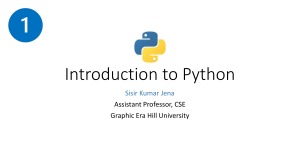 Python slides