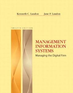 Kenneth C. Laudon,Jane P . Laudon -- Management Information System 12th Edition 