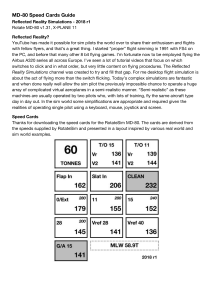 MD-80 Speed Cards Guide