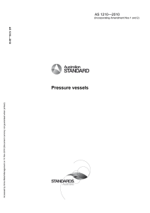 AS 1210-2010(+A2) Pressure vessels