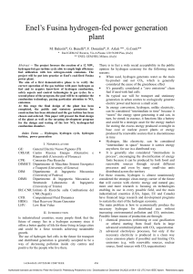 Enels Fusina hydrogen-fed power generation plant