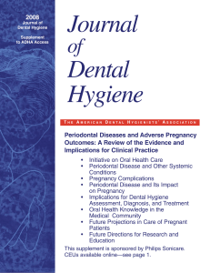 Periodontal Diseases and Adverse Pregnancy Outcomes