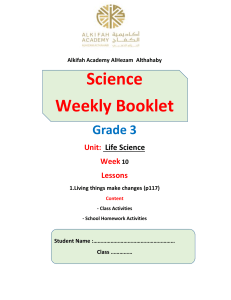 Grd 3 -Science - Week 10