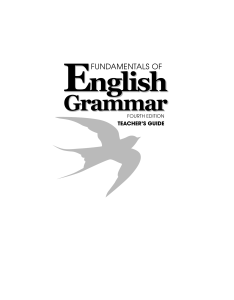 English Grammar FOURTH EDITION