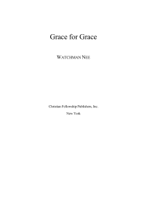 Grace-For-Grace-Watchman-Nee-Christiandiet.com .ng 