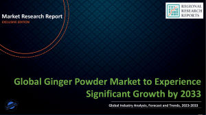 Ginger Powder Market Growing Demand and Huge Future Opportunities by 2033