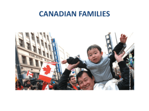 4 - Canadian families - Psychology Family 