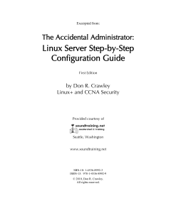 Linux Server Step-by-Step Configuration Guide Cheat Sheet