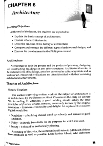 Arts app Chapter 6 ARCHITECTURE