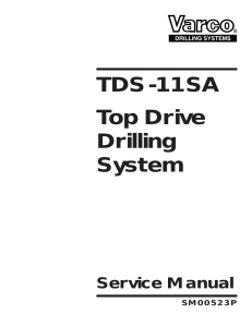 TDS 11SA top drive manual