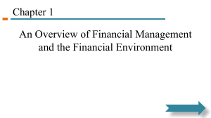 Fnancial Management chapter 1