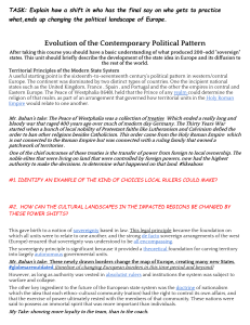 Evolution of the Contemporary Pattern Act