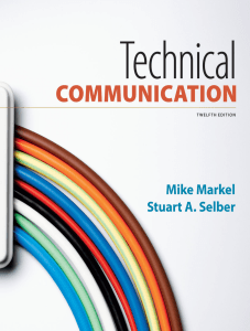 Mike Markel  Stuart A. Selber - Technical Communication-Bedford Books (2017)