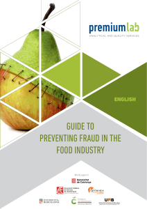 Food Fraud prevention guide 