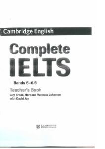 Complete ielts teacher book