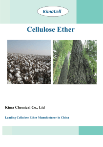 KimaCell Cellulose ether product list-Kima Chemical Co.,Ltd