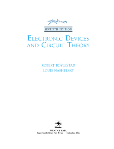 Electronic Devices and Circuit Theory 7th ed.