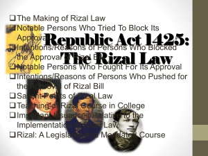 Rizal Law