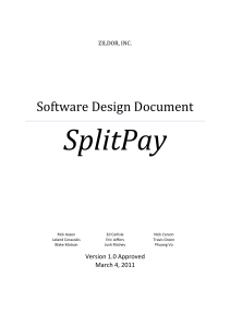 Software Design Document Example