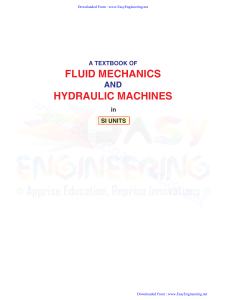 A Textbook of Fluid Mechanics and Hydrau