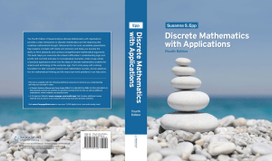 Discrete Mathematics with Applications 4th edition by Susanna Epp