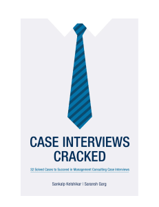 Case Interviews Cracked IITB Casebook