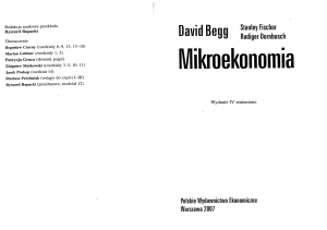 Mikroekonomia - David Begg