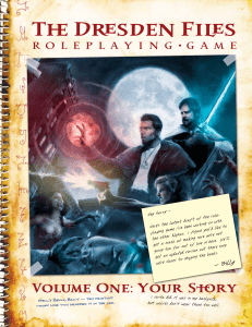 Dresden Files RPG - Core Vol 1 - Your Story
