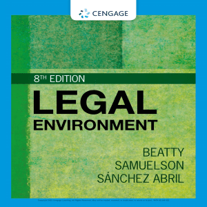 Legal Environment 8th Edition By Jeffrey F. Beatty 