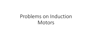 Problems on Induction Motors