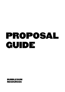 PROPOSAL GUIDE
