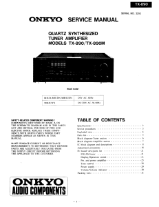 Onkyo-TX-890-Service-Manual