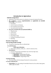 Agriculture notes-2
