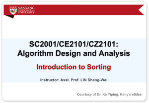 Lec-1  Introduction of sortings