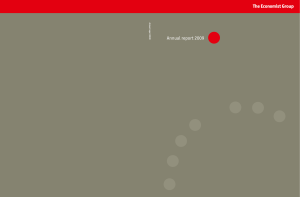 The Economist Group Annual Report 2009