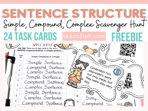 3. Simple-Compound-Complex Sentences-Task Cards