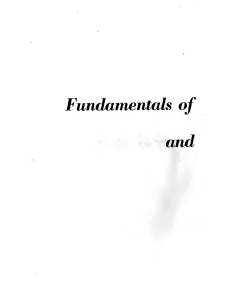 Fundamentals of statistical and thermal physics