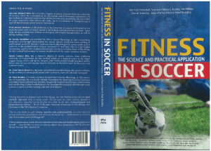FITNESS IN SOCCER- The science and practical application in soccer
