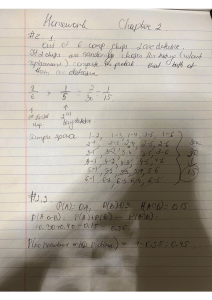 Probability Homework: Defective Chips & Events A and B