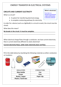 2. Energy Transfer and Circuits TEACHER