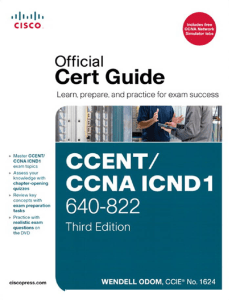 CCNA ICND1 Official Cert Guide, 3rd Edition