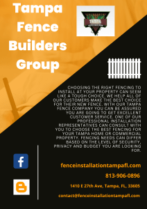 Tampa Fence Builders Group