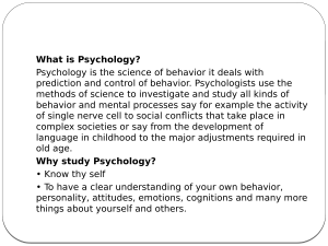 Abnormal Psychology 1.0