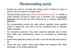 Reciprocating Pumps Final