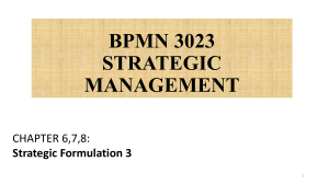 CH 6-8 Strategy Formulation 3