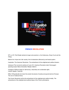 THE FRENCH REVOLUTION GUIDE